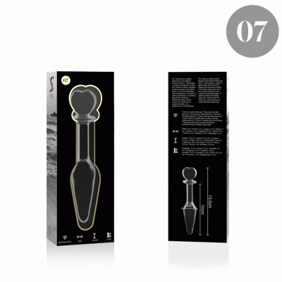 Nebula Series Model 7 Anal Plug Glass Clear 13.5cm - image 4