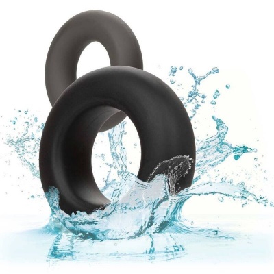 CalExotics Alpha Prolong Set of 2 Ring Grey - image 8