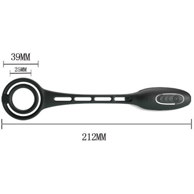 Pretty Love Penis Ring with Vibrator Plug - image 9