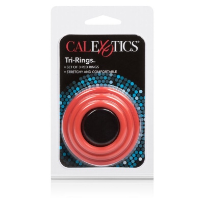 Calexotics Tri-Rings Red Set - image 4