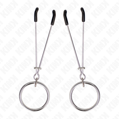 KINK Thin Nipple Clamps With O-Ring 7cm - image 2