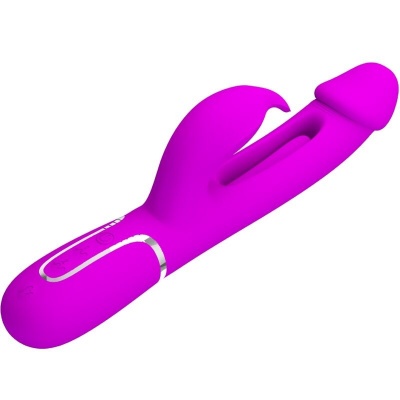 Pretty Love Kampas Rabbit Vibrator Tongue Fuchsia - image 3