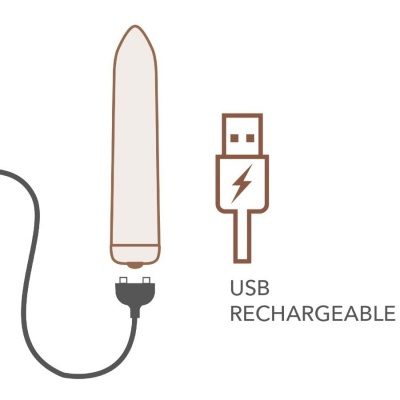 Rocks-Off Rechargeable Vibrating Bullet Golden Rose - image 5