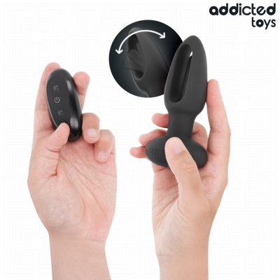 Addicted Toys Anal Plug Vibrating Tongue Remote - image 2