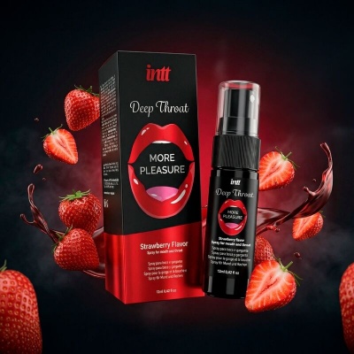 Intt Deep Throat Oral Spray Strawberry 12ml - image 3