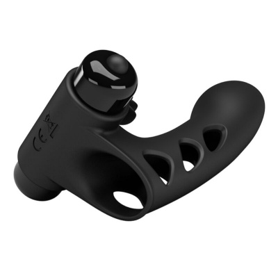 Pretty Love Orlando Black Vibrator Finger Cover - image 3