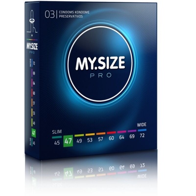 My Size Pro Condoms 47 mm 3 Pack