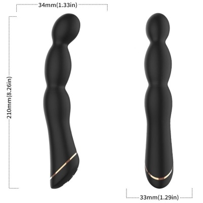 Armony Bamboo Black Adjustable Vibrator