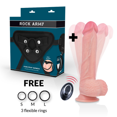 Rock Army Apache Vibrator Silicone Remote 20.5CM - image 2