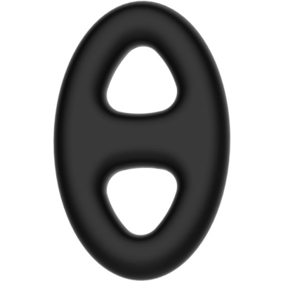 Crazy Bull Double Oval Silicone Ring