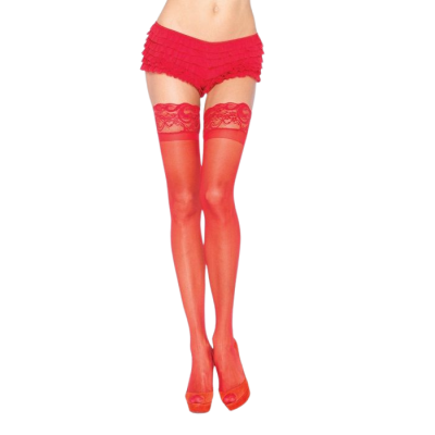 Leg Avenue Red Self-Adhesive Tights