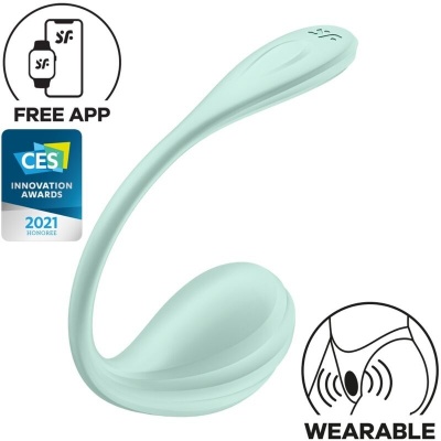 Satisfyer Smooth Petal G-Point Stimulator Water Green