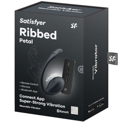 Satisfyer Ribbed Petal Black G-Spot Stimulator - image 7