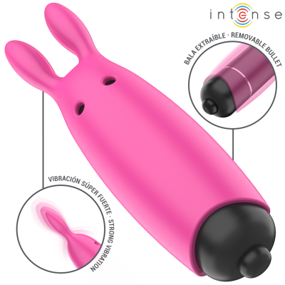 Intense Hopper Pink Vibrating Bullet 8.3 X 2.4 CM - image 4