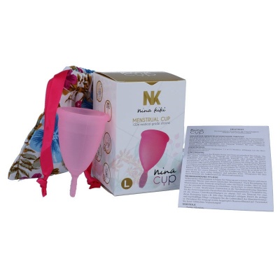 NINA Menstrual Cup Size L, Pink - image 3