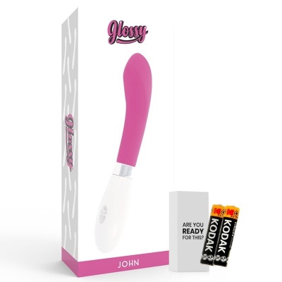 Glossy John Vibrator Pink - image 5