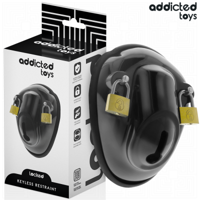 Addicted Toys Locked Keyless Restraint Penis Cage 11.5cm