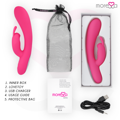 Moressa Telmo Premium Silicone Rechargeable Vibrator - image 6