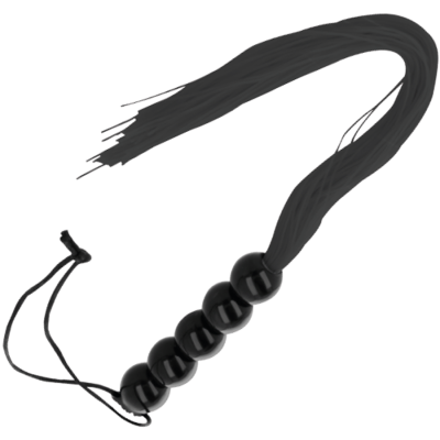 Thin Black Bondage Whip - image 1