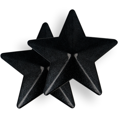 Coquette Chic Desire Nipple Covers Black Stars - image 3