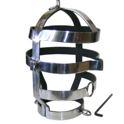 Metal Hard Mask With Steel Necklace