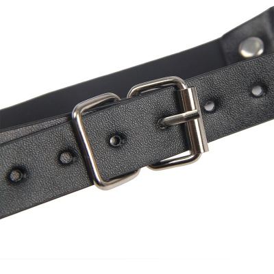 SUBBLIME - 953720 Bondage Leather Strap Breast Clamps Black One Size - image 4