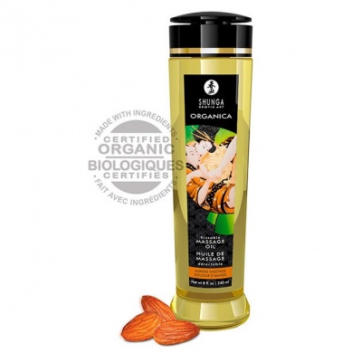 Shunga Organic Almond Massage Oil 240 ml