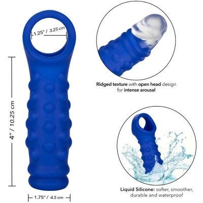 CalExotics Admiral Beaded Penis Cover Blue - image 4