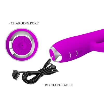 Pretty Love Gloria Rechargeable Rabbit Waterproof Purple - image 10