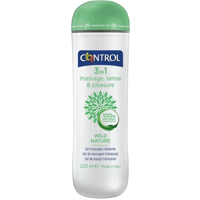 Control Wild Nature 3-in-1 Massage Gel 200ml Control Wild Nature 3-in-1 Massage Gel 200ml