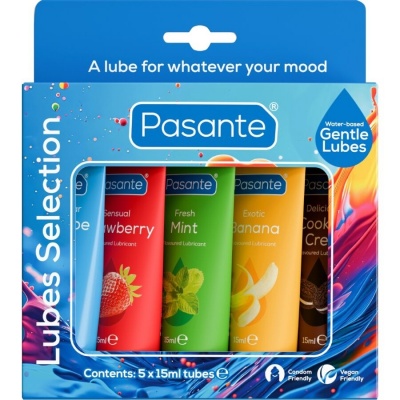 Pack Assorted Flavor Lubricants 5 Units X 15 ml - image 2