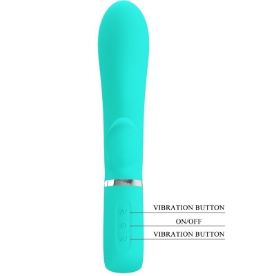 Pretty Love Thomas Multifunction G-Spot Vibrator Aqua Green - image 6