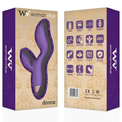 Womanvibe Donna Gold Dual Motor Vibrator - image 2
