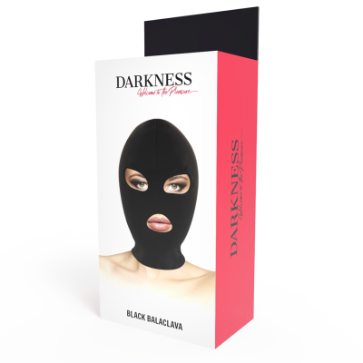 Darkness BDSM Submission Mask Mouth Eyes Black - image 3
