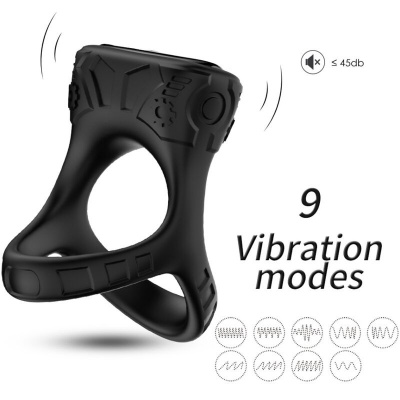 Armony Ring Vibrator Multiposition Black