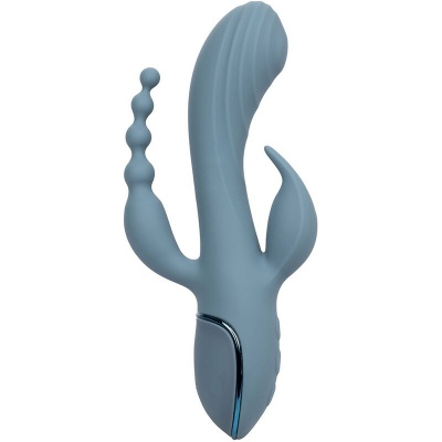 CalExotics Triple Ecstasy Vibrator Grey - image 3