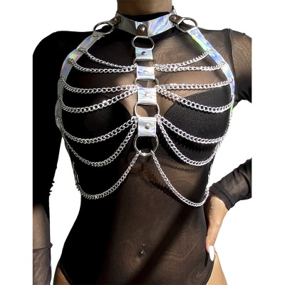 Subblime Chest Harness Rings and Chains - image 2