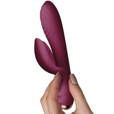 Rocks-Off Everygirl Burgundy Rabbit Vibrator - image 4