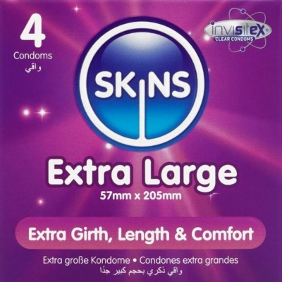 Skins - Extra Large Premium Condoms Pack 4 - image 1