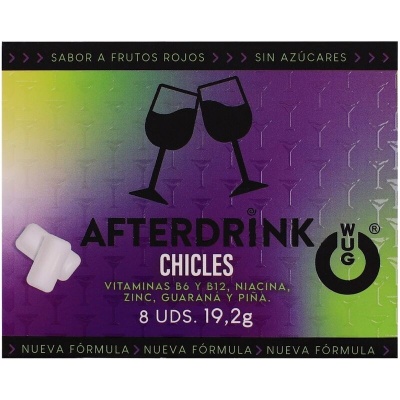 Wug Afterdrink Chewing Gum Blister 8