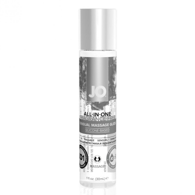 Foto van JO - All-in-One Sensual Massage Glijmiddel Op Siliconenbasis - 30 ml
