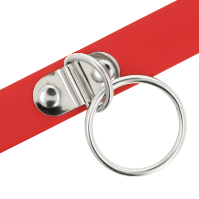 Coquette Red Vegan Leather Fetish Choker - image 5
