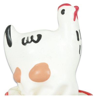 Condomerie Handpainted Novelty Condoms Chicken White