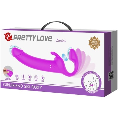 Pretty Love Zanini Strapless Strap-On Purple - image 9
