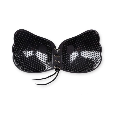 Bye Bra Lace-It Enhancement Push-Up Black Cup D - image 3