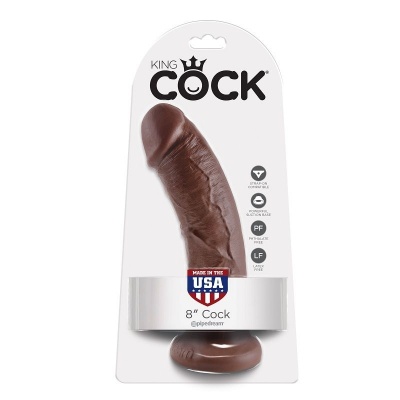 King Cock 8 Dildo Brown 20.3 CM - image 2