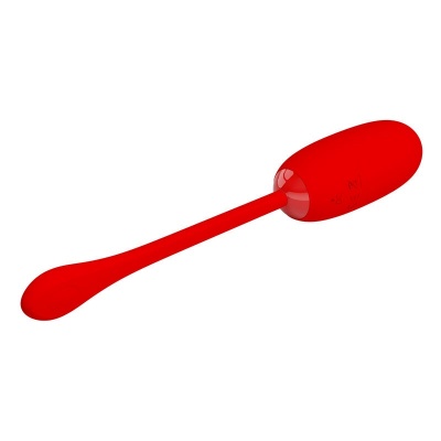 Pretty Love — Julius Waterproof-Rechargeable Vibrating Egg Red - image 6