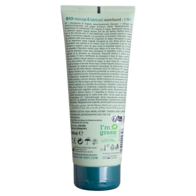 Hot Bio Massage & Lubricant Water Based 2 In 1 200ml - image 2