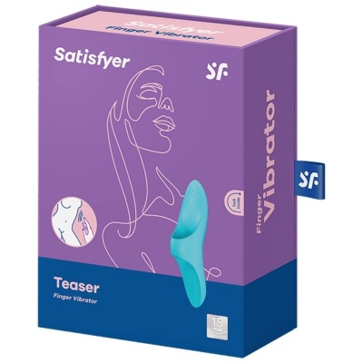 Satisfyer Teaser Finger Vibrator Blue Light - image 5