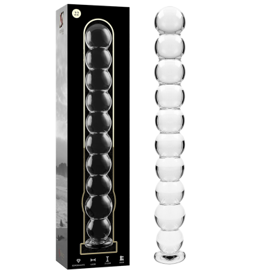 Nebula Series Model 22 Clear Glass Dildo 21.5cm - image 2